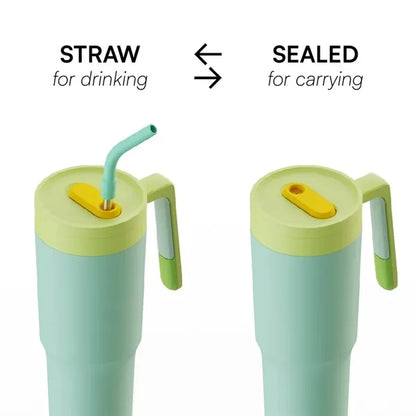 40 Oz Tumbler With Handle & Fruit Infuser