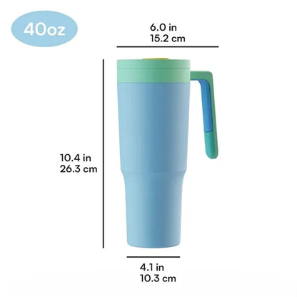 40 Oz Tumbler With Handle & Fruit Infuser