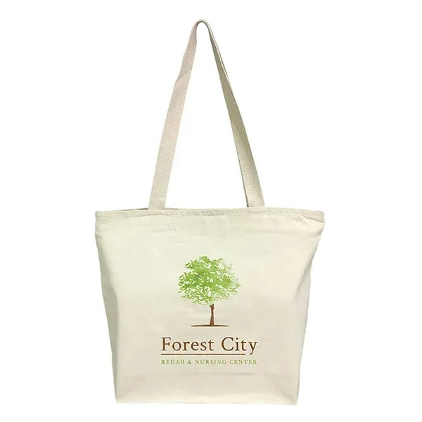 Medium Zipper Tote bag 12 OZ