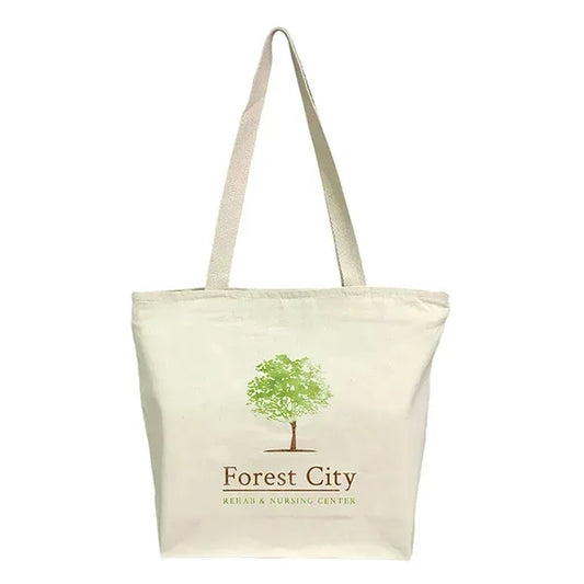 Medium Zipper Tote bag 12 OZ