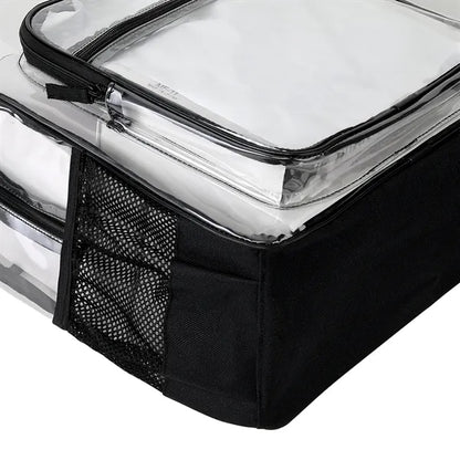 0.4mm Deluxe 17.3" Clear PVC High School Backpack