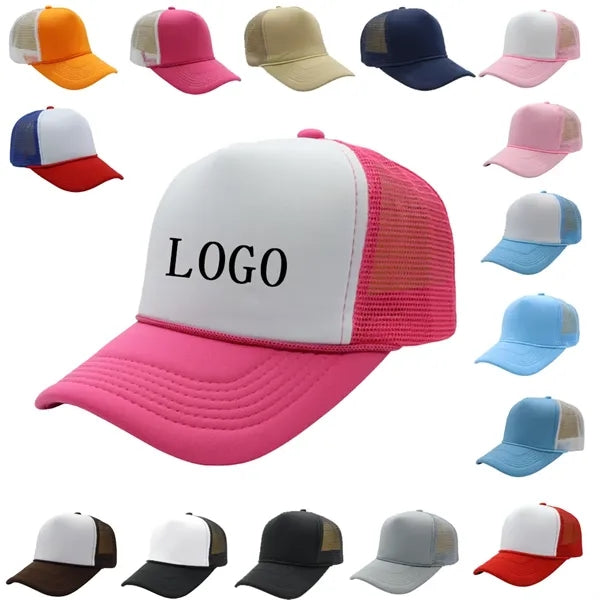 Polyester Mesh Trucker Cap With Snap Closure