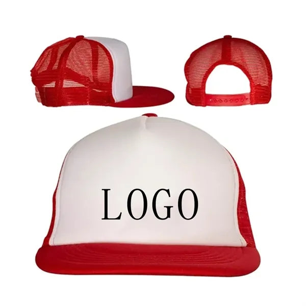 Polyester Mesh Trucker Cap With Snap Closure