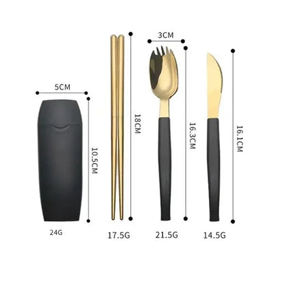 Portable Stainless Steel Cutlery Gift Set