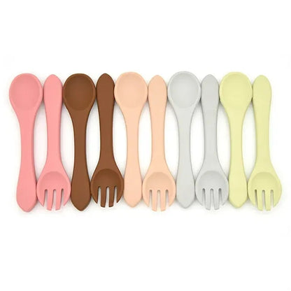 Feeding Forks and Spoons Set