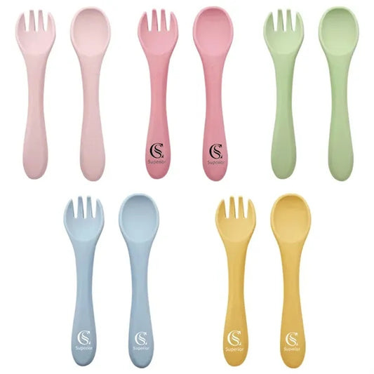Feeding Forks and Spoons Set