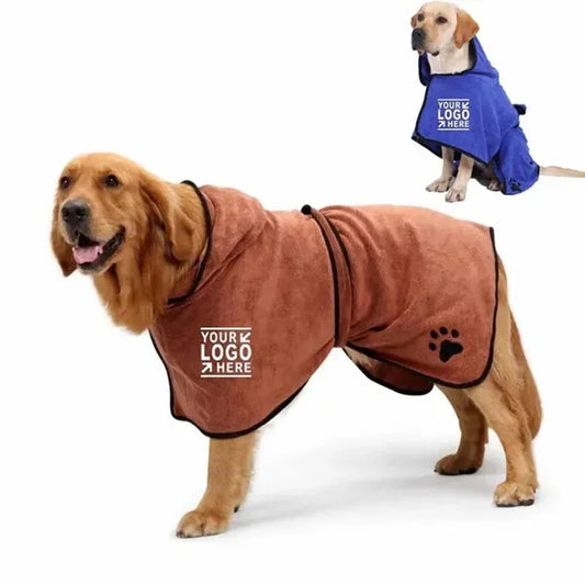 Dry Fast Super Absorbent Dog Bag Bathrobe Drying Towel