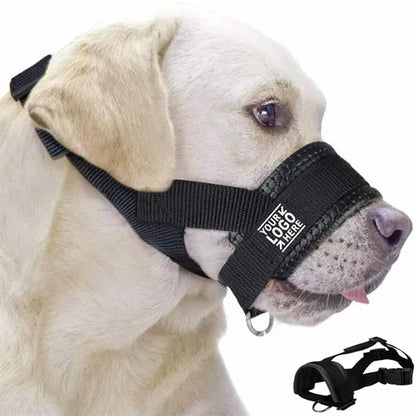Prevent Biting Barking Adjustable Muzzle For Dogs