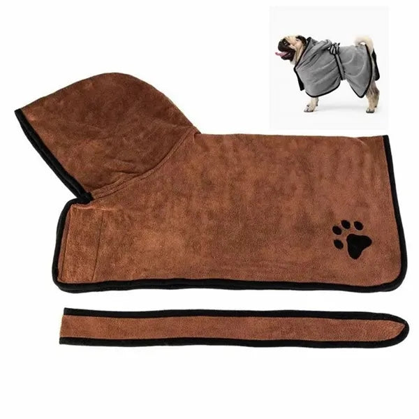 Dry Fast Super Absorbent Dog Bag Bathrobe Drying Towel