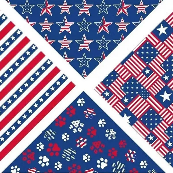 Pet Dog Puppy Bandana Christmas Triangle Bibs Cat Scarf Set