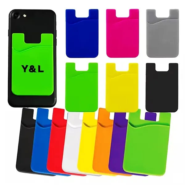 Silicone Cell Phone Card Holders