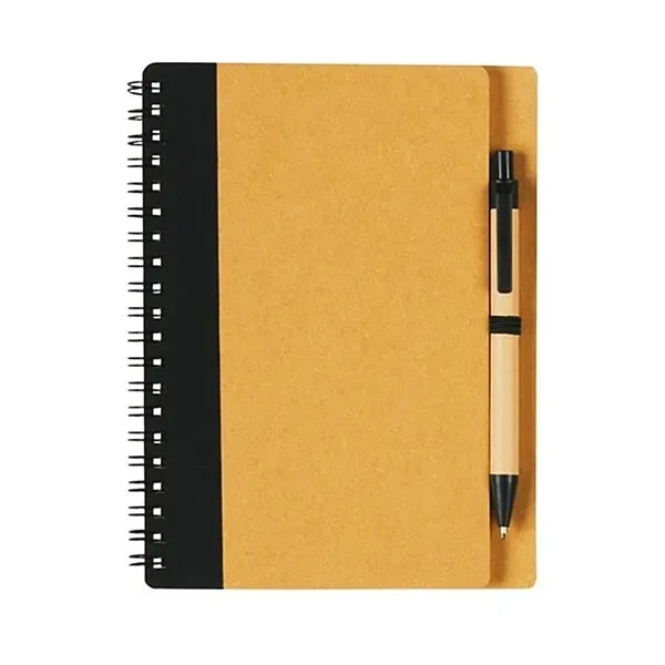 Eco Spiral Notebook and Pen