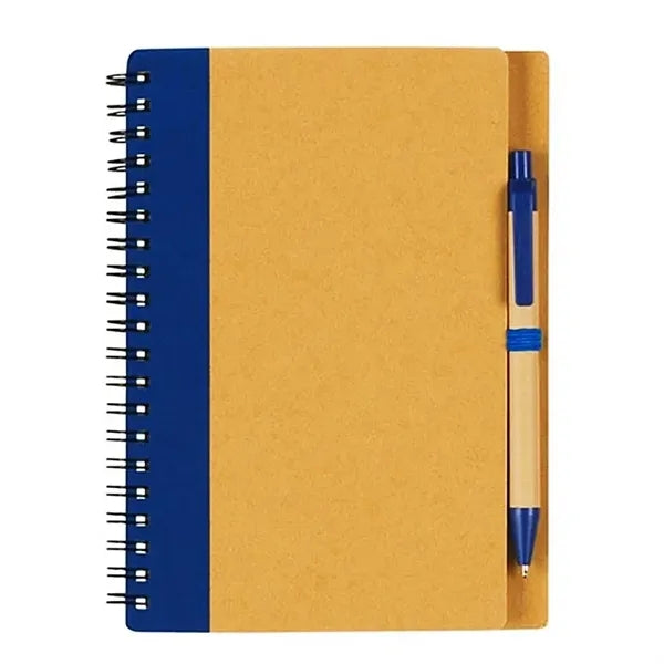 Eco Spiral Notebook and Pen