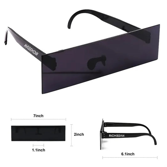 Black Photobooth Mosaic Sunglasses
