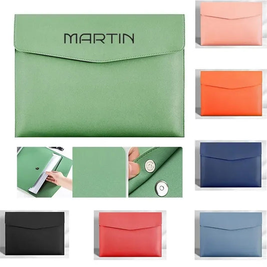 PU Leather A4 File Folder