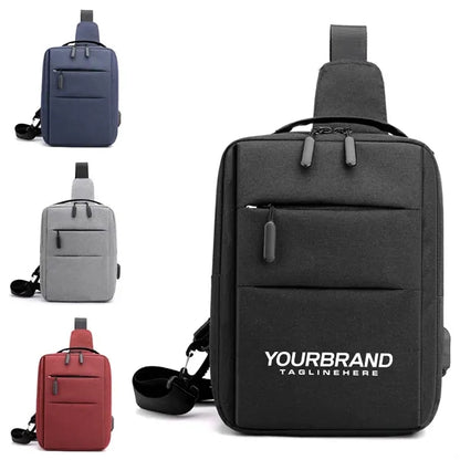 Waterproof Men Casual Sling Chest Bag Crossbody Backpack