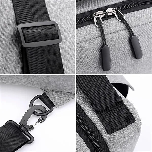 Waterproof Men Casual Sling Chest Bag Crossbody Backpack