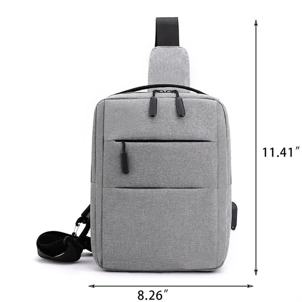 Waterproof Men Casual Sling Chest Bag Crossbody Backpack