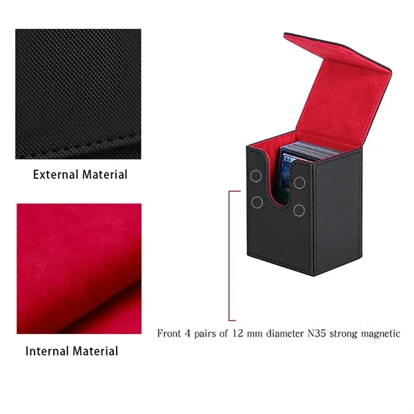 Leather Trading Card Deck Box