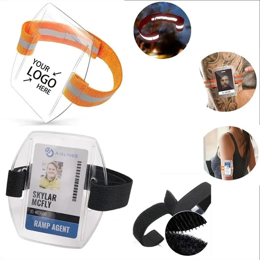 Adjustable Arm Band Badge Holder