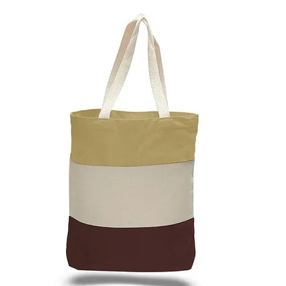 Canvas Tri Color Bag  12 OZ