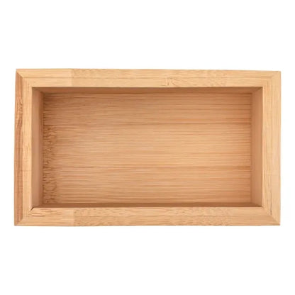 Bamboo Desk Organizer Cup Tray