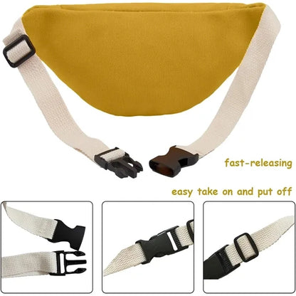 Canvas Fanny Pack for Kids