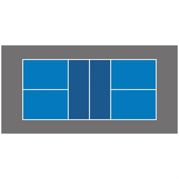 Indoor Pickleball Court (Full Color/Bleed to bleed)