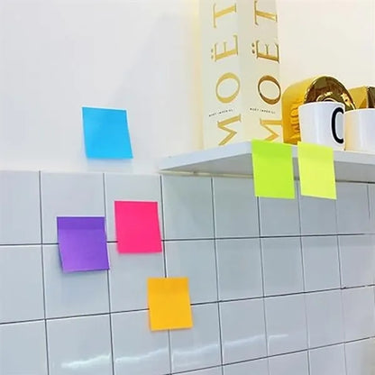Ticky Notes Bright Colored Super Self Sticky Pads