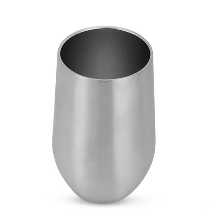 Homewares Double Wall Stainless Steel Stemless Wine Glass