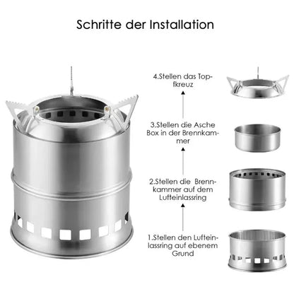 Portable Camping Stove Wood Mini