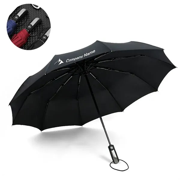 Portable Men Women Automatic Windproof Waterproof Umbrella