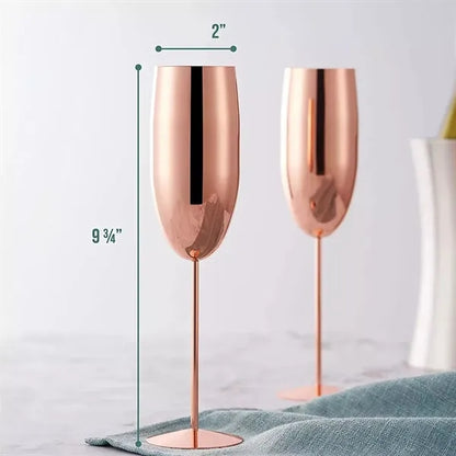 Stainless Steel Unbreakable Wine Glasses