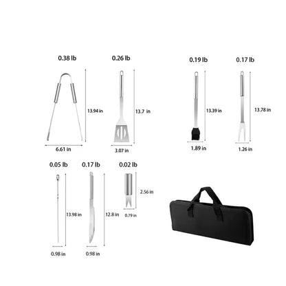 20 Pcs Grilling Accessories Bbq Grill Tools Set