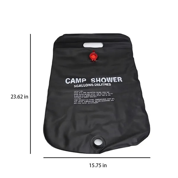 Foldable Solar Camping Shower Bag