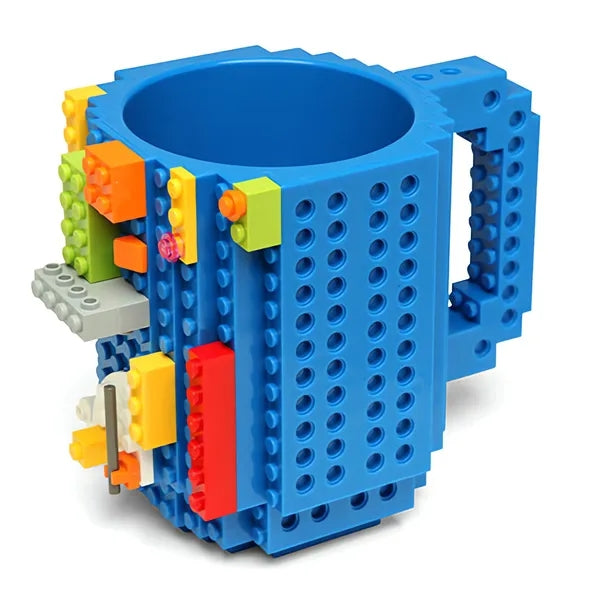 Funny Diy Novelty Cup With Building Blocks