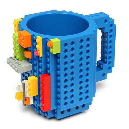 Funny Diy Novelty Cup With Building Blocks