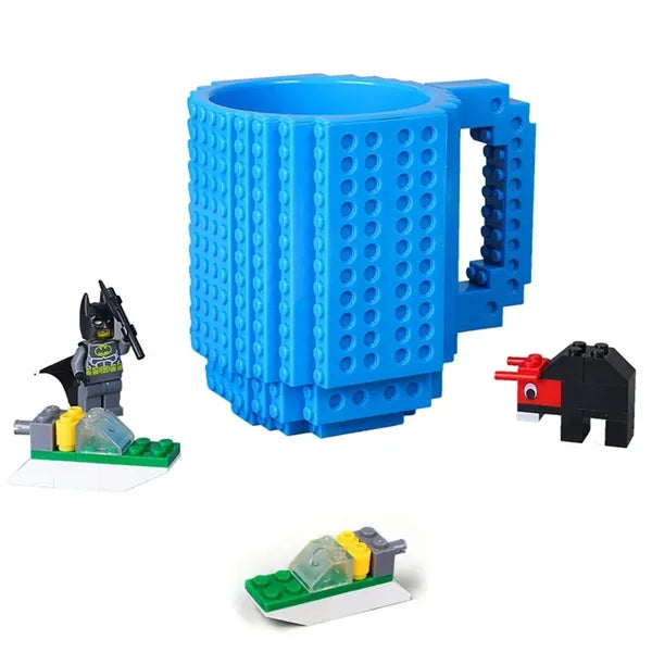 Funny Diy Novelty Cup With Building Blocks