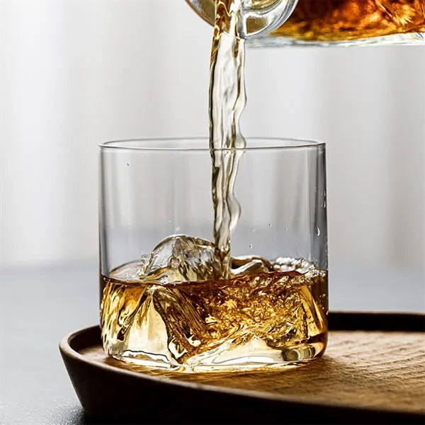 3D Mountain Glass Whiskey Cup