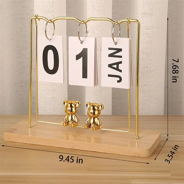 Desktop Perpetual Flip Calendar