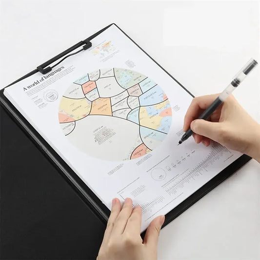 Leather Business Portfolio Binder