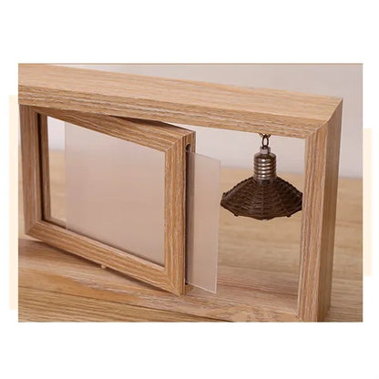 Wooden Desktop Decor Memorial Picture Frame