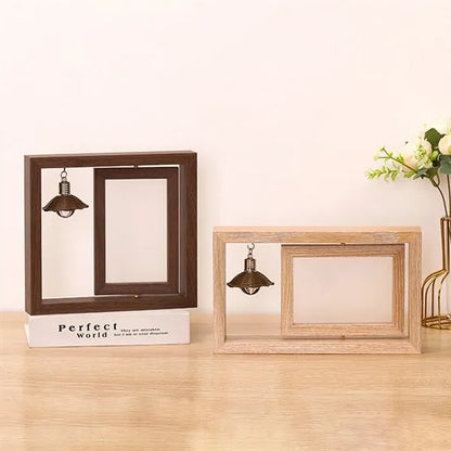 Wooden Desktop Decor Memorial Picture Frame