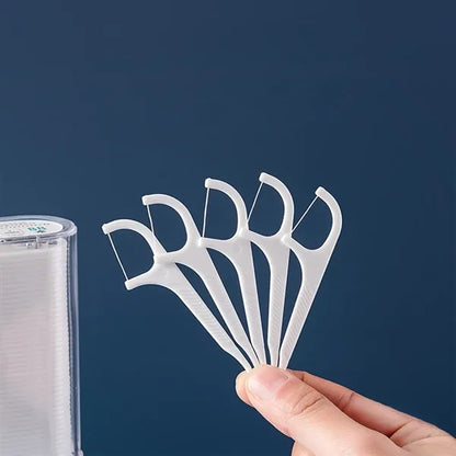 Plastic Dental Floss Picks Dispenser