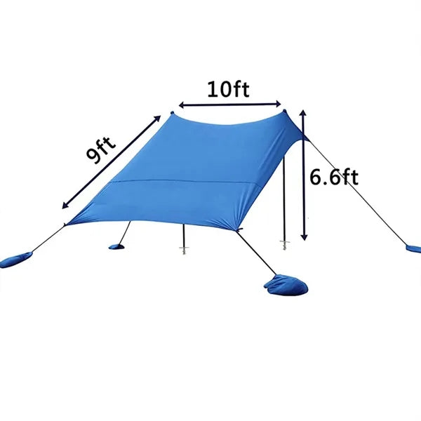 Sun Protection Pop-Up Beach Tent