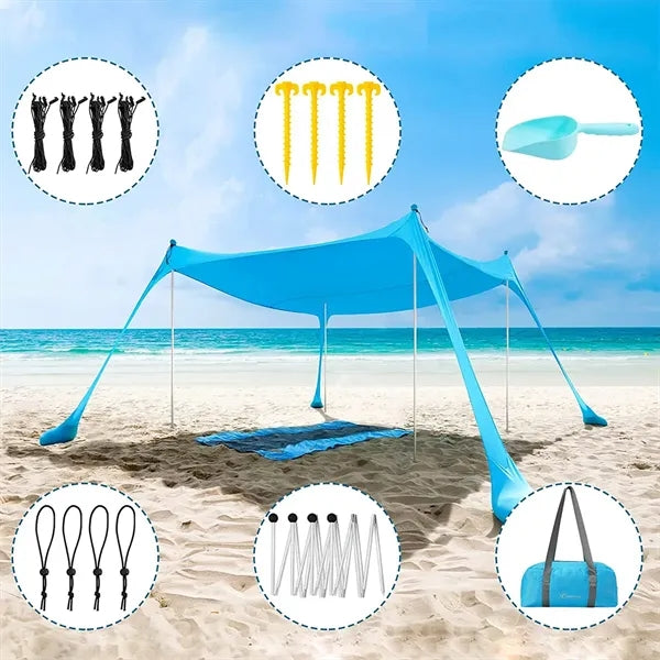 Sun Protection Pop-Up Beach Tent