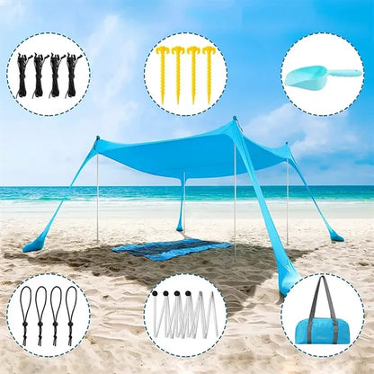 Sun Protection Pop-Up Beach Tent