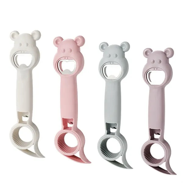 Multi-Purpose 4-In-1 Bottle Opener