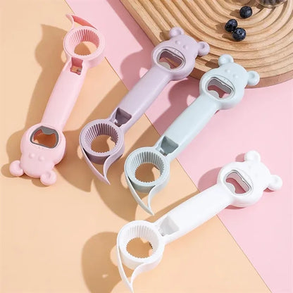 Multi-Purpose 4-In-1 Bottle Opener
