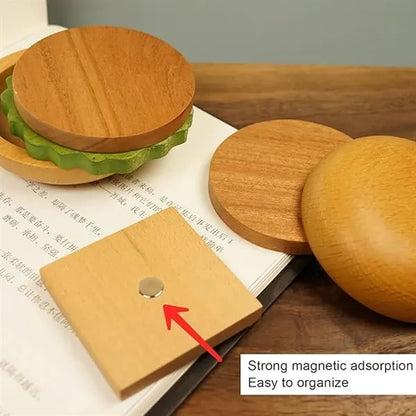 Hamburger Coaster Set With Magnet